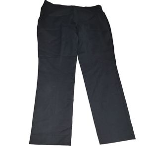 Akris Punto Black cropped slacks size 10 side zipped